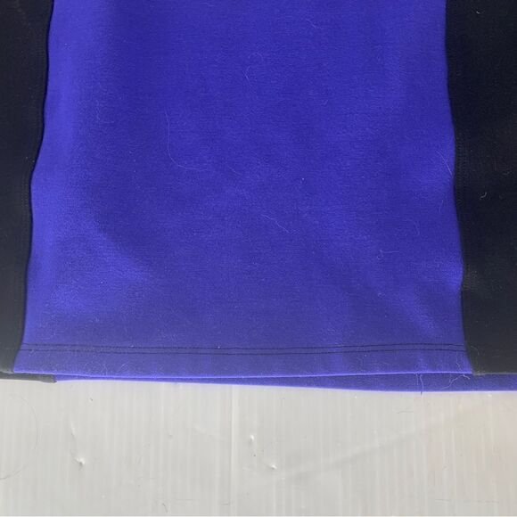 Torrid SIZE 3X Black and Violet Colorblock Bodycon Pull -On Miniskirt - Picture 4 of 6